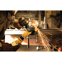 Trigger Switch Angle Grinder, 6", 120 V, 13 A, 9000 RPM R.M.G. Prévention