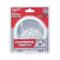 Scie &agrave; bouteur au carbure, 4", Profondeur de la coupe 1-31/50", Carbure R.M.G. Prévention