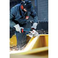 High Performance Large Angle Grinder, 9", 120 V, 15 A, 6500 RPM R.M.G. Prévention