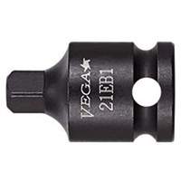 Adaptateur pour douille, Chocs, Prise 3/8", Douille 1/2", 1,5" lo, Clavette R.M.G. Prévention