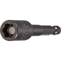 Lobular Nutsetter, 1/4" Tip, 1/4" Drive, 2-9/16" L, Magnetic R.M.G. Prévention