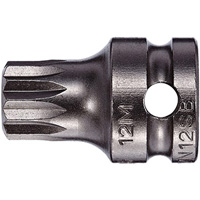 Embout &agrave; ins&eacute;rer, Triple carr&eacute;, 5 x 1" lo, Prise 3/8" R.M.G. Prévention