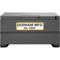 Boîte de rangement pour le chantier, 48" x 24" x 27-13/16", Acier, Gris R.M.G. Prévention