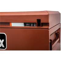 Site-Vault Chest, 30" x 20" x 19-3/4", Steel, Orange R.M.G. Prévention