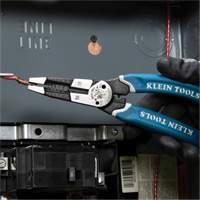 Klein-Kurve&reg; Heavy-Duty Wire Stripper, Cutter & Crimper Multi-Tool, 8-1/4" L, 8 - 20 AWG R.M.G. Prévention