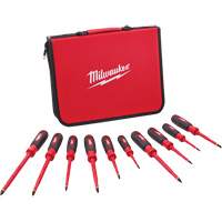 Insulated Screwdriver Set with EVA Foam Case, 10 Pcs. R.M.G. Prévention