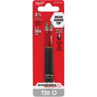 Shockwave Impact Duty Screwdriver Bit, Torx, T-20 Tip, 1/4" Drive Size, 3-1/2" Length R.M.G. Prévention