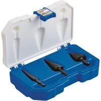 Step Drill Bit Set, 3 Pieces, High Speed Steel R.M.G. Prévention
