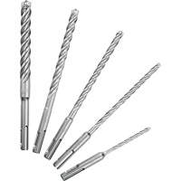 MX4 4-Cutter Rotary Hammer Drill Bit Kit, 5 Pieces, Carbide R.M.G. Prévention
