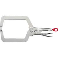 Torque Lock Locking Pliers with Deep Jaws, 9" Length, C-Clamp R.M.G. Prévention