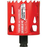 Scie cloche pour bois et m&eacute;tal, 2-5/8", Profondeur de la coupe 2-3/8", Carbure R.M.G. Prévention