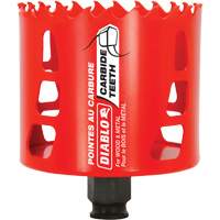 Scie cloche pour bois et m&eacute;tal, 3-1/8", Profondeur de la coupe 2-3/8", Carbure R.M.G. Prévention