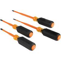 Slim-Tip Insulated Screwdriver Set, 1000 V, 4 Pcs R.M.G. Prévention