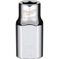 Prise SAE avec c&ocirc;t&eacute;s Four Flats, 3/8", Prise 1/2", 6 pans R.M.G. Prévention