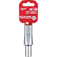 Douille SAE avec c&ocirc;t&eacute;s Four Flats, 3/8", Prise 1/2", 6 pans, Profond R.M.G. Prévention