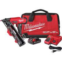 M18 Fuel 15 Gauge Finish Nailer Kit, 18 V, Lithium-Ion R.M.G. Prévention