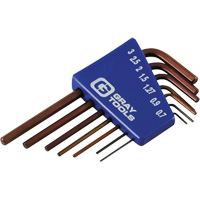 Hex Key Set, 7 Pcs., Metric R.M.G. Prévention