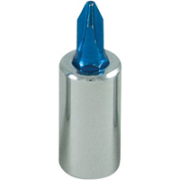 Douille tournevis &agrave; embout bleu, Phillips, #1, Prise 1/4" R.M.G. Prévention