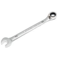 90-Tooth Reversible Ratcheting Wrench, 12 Point, 1/2", Chrome/Polished Finish R.M.G. Prévention