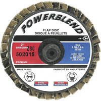Disque &agrave; feuillets PowerBlend Roll-On, 2" x Type R, Grain Z80 R.M.G. Prévention