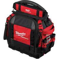 PackOut 15" Structured Tool Bag, Ballistic Polyester, 65 Pockets, Red R.M.G. Prévention