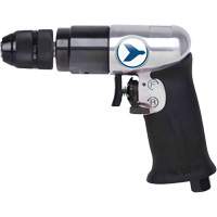 AD38VSR Variable Speed Air Drill, 6 CFM, 1/4" NPT, 3/8" Chuck, Keyless R.M.G. Prévention