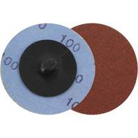 Cloth Backing  Sanding Discs for Die Grinders - Steel Application, 2" Dia., 100 Grit, Aluminum Oxide R.M.G. Prévention