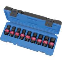 PSU912M Jeux de douilles universelles, 9 Mcx, Chocs, Prise de 1/2" R.M.G. Prévention