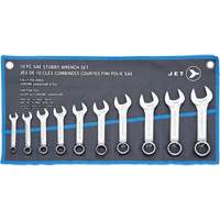 SCWS-10S Stubby Wrench Sets, Combination, 10 Pieces, Imperial R.M.G. Prévention