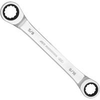 RDBS-4S Jeux de cl&eacute;s &agrave; rochet polygonales doubles, Boîte, 4 morceaux, Imp&eacute;rial R.M.G. Prévention