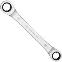 RDBS-6M Jeux de cl&eacute;s &agrave; rochet polygonales doubles, Boîte, 6 morceaux, M&eacute;trique R.M.G. Prévention