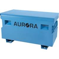Jobsite Tool Box, 48" x 24" x 27-3/5", Steel, Blue R.M.G. Prévention