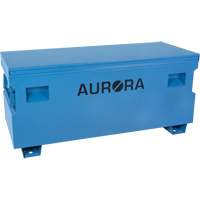Jobsite Tool Box, 60" x 24" x 27-1/2", Steel, Blue R.M.G. Prévention