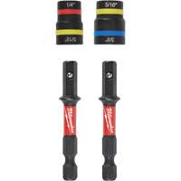 Shockwave Impact Duty Quik-Clear 2-in-1 Nut Driver Set, 5/16"/1/4"/3/8" Drive, 2-1/2" L, Magnetic R.M.G. Prévention