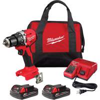 Ensemble perfomarteau/tournevis compact sans balai  M18, Lithium-ion, 18 V, Mandrin 1/2", Couple 550 lb-po R.M.G. Prévention