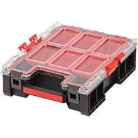 Organisateur moyen haut avec bacs Arx, 10-2/5" x 14-3/10" x 4-1/5", Noir R.M.G. Prévention