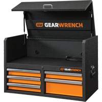 GSX Series Tool Chest, 36" W, 5 Drawers, Black/Orange R.M.G. Prévention