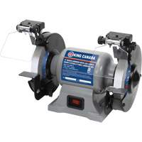 Bench Grinder with LED Lights, 6" Wheel Diameter, 3450 RPM R.M.G. Prévention