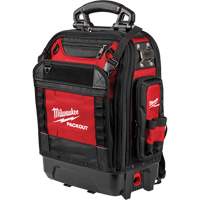 PackOut Structured Backpack, 9-1/2" L x 18" W, Black/Red, Polyester R.M.G. Prévention