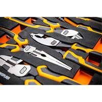 PITBULL Cushion Grip Pliers Set in Foam Storage Tray, 5 Pieces R.M.G. Prévention