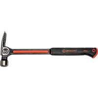 Marteau de charpente en acier avec face meul&eacute;e, 22 oz, Prise en Acier plein, 16" lo R.M.G. Prévention