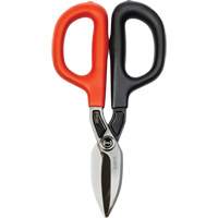 Straight Pattern Tinner Snips, 1-31/50" Cut Length, Straight Cut R.M.G. Prévention