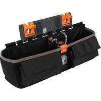 Bucket Work CentreS-Hook Large Pouch Module, Nylon, 3 Pockets, Black/Orange R.M.G. Prévention