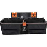 Bucket Work CentreS-Hook Large Pouch Module, Nylon, 3 Pockets, Black/Orange R.M.G. Prévention