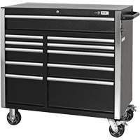 HDCC-4115 HD Series Toolbox Combo, 21-1/2" D x 44-1/5" W x 63-3/10" H, Black R.M.G. Prévention