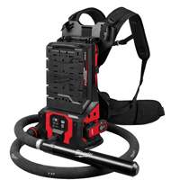 MX FUEL Backpack High Cycle Concrete Vibrator Kit with 7' Whip / 1.75" Head R.M.G. Prévention