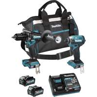 XGT Brushless 2-Tool Combo Kit, Lithium-Ion, 40 V R.M.G. Prévention