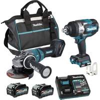 XGT Brushless 2-Tool Combo Kit, Lithium-Ion, 40 V R.M.G. Prévention