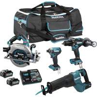 XGT Brushless 4-Tool Combo Kit, Lithium-Ion, 40 V R.M.G. Prévention