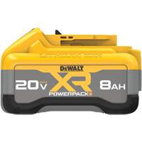MAX* XR POWERPACK Battery, Lithium-Ion, 20 V, 8 Ah R.M.G. Prévention